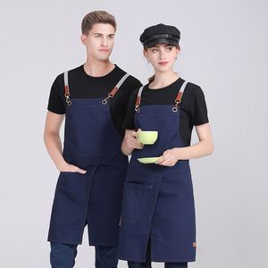 Grembiule da Chef Personalizzato con Logo per Ristorante, Bar, Caffè, Senza Maniche, con Tasche, in Tela di Cotone - Product Image 4