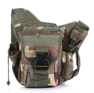 Bolsa de Mensajero Táctica Impermeable para Exteriores DFSB01-1 con Bolsillo para Botella, Material Superior de Gamuza para Sillín de Bicicleta y Cámara - Product Image 4