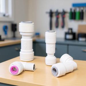 Vanne de retenue à coude droit à connexion rapide 1/2 point, accessoires et pièces détachées pour purificateur d'eau et machine à eau pure RO - Product Image 5