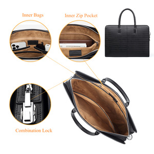 Vente en gros <span class=keywords><strong>de</strong></span> sacs à main pour ordinateur portable, scanner biométrique d'empreintes digitales, porte-documents pour hommes - Product Image 6