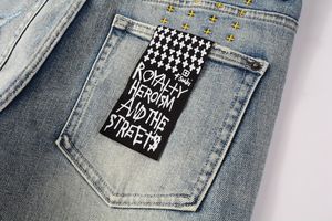 جينز ممزق عالي الجودة من ماركة مصممة شهيرة، بنمط هيب هوب وتصميم Y2K - Product Image 6