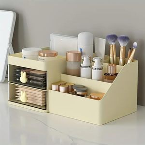 Multi Function Jewelry & Cosmetic Beauty Makeup Organizer PP Plastic <b>Storage</b> <b>Box</b> for Home Use - Product Image 5