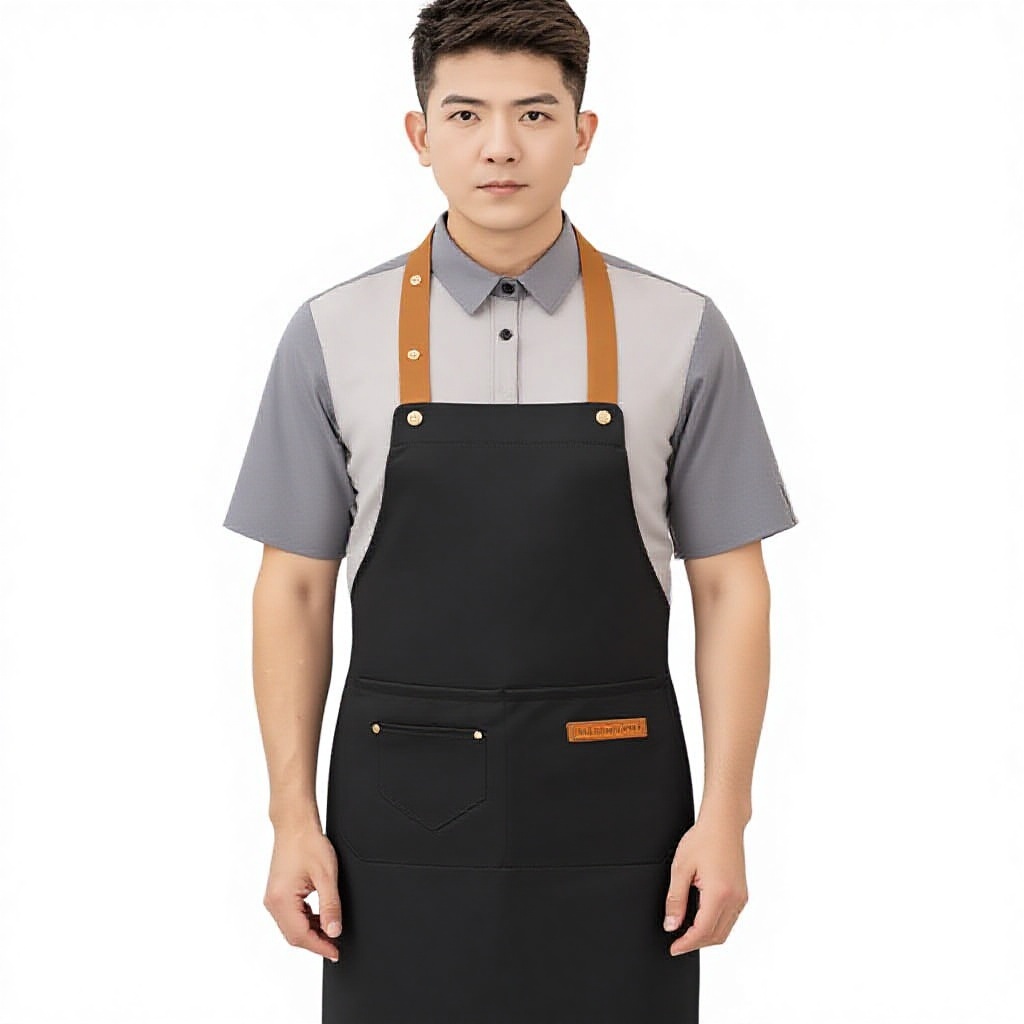 Black [thickened workwear nylon waterproof halter]