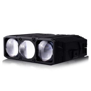 ไฟสปอร์ตไลท์มอเตอร์ไซค์ LM23 รุ่นใหม่ แบบสามเลนส์ ไฟหน้า LED ขนาดเล็ก ไฟขับขี่ ไฟทำงาน ไฟตัดหมอก หลอดไฟ DRL สำหรับรถยนต์ รถบรรทุก รถ SUV รถ ATV - Product Image 1