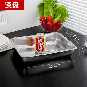 ชุดถาดสี่เหลี่ยมสแตนเลสสำหรับร้านอาหารและโรงแรม ใช้ล้างมือเท่านั้น - Product Image 2