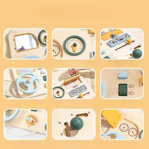 Juguetes Educativos Más Vendidos, Volante Multifuncional de Madera, Tablero de Actividades, Habilidades Motoras Finas, Juguetes Sensoriales Montessori - Product Image 3