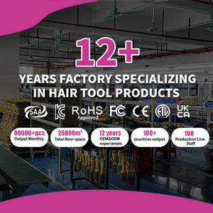 Haar Golver Dropshipping Pixie Cut Krultang Krultang Met Dubbele Spanning Professionele Salon Gebruiken Ionische Technologie Lange Barre - Product Image 6