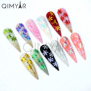 Flocons de neige pour décoration des <span class=keywords><strong>ongles</strong></span>, autocollants de stylistes tendance, Art de noël, paillettes pour <span class=keywords><strong>ongles</strong></span>, 3d, vente en gros, <span class=keywords><strong>2020</strong></span> - Product Image 5