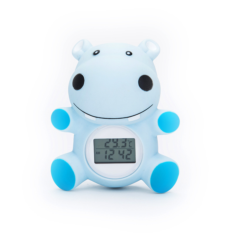 Mengtianyuan Intelligent Timing Alarm Cartoon Infant Electronic for Water Thermometer Room Thermometer Big Hippo Bath Toy