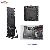 Affichage LED d'extérieur multifonctionnel P4 P3 P2.5 étanche avec support mobile réglable