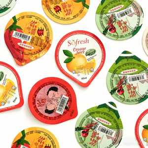 <span class=keywords><strong>Film</strong></span> d'étanchéité en rouleau personnalisé avec logo pour gobelets en plastique, aluminium, PET, PE, pour gelée et boba, <span class=keywords><strong>film</strong></span> d'étanchéité facile à décoller pour gobelets à jus en plastique - Product Image 2