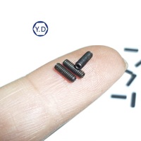 Tornillo hexagonal sin cabeza M1.6 * 2-10L-0.35P NO/NOGO para detección con calibrador de anillo, especial para productos microelectrónicos