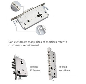 Phần mềm miễn phí điện tử chống trộm rf88 Mortise RFID thẻ chìa khóa căn hộ thép Cửa Khóa với thẻ và nhãn Key - Product Image 5