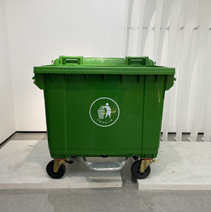 Contenedor de <span class=keywords><strong>Basura</strong></span> de Plástico Personalizable de Fábrica, Duradero, de 660 Litros, Compre una Cubeta de <span class=keywords><strong>Basura</strong></span> de Plástico con Tapa - Product Image 4