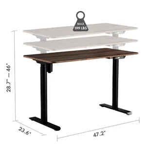 Richmat Modern Office Furniture Single Motor Stand Desk Sit Office Stand Adjustable Table