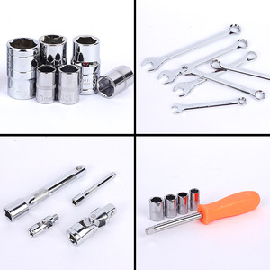 99 Plus 15PC Auto Repair Tool Set 114 Pieces Crv Steel <b>Socket</b> Wrench <b>Ratchet</b> Pliers Screwdriver Kit For Mechanical Household Use - Product Image 5