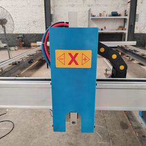 Máquina de corte por plasma CNC portátil tipo pórtico, 220V, con control paso a paso, cortadora de plasma y llama de doble riel de precisión para chapa de acero inoxidable y acero al carbono - Product Image 3