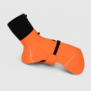 เสื้อกันฝนสุนัขลายทาง แฟชั่น กันน้ำ สะท้อนแสง ปรับขนาดได้ - Product Image 4