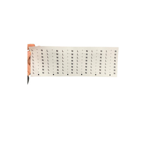 Hoja de Etiquetas Adhesivas Blancas para Placas de Circuito, Etiquetas de Cableado L N, Indicador de Dirección, Impermeables, No Herméticas - Product Image 1