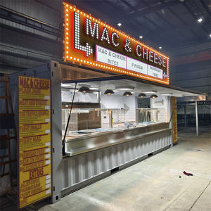 Contenedor <span class=keywords><strong>de</strong></span> Envío <span class=keywords><strong>de</strong></span> 20 pies para <span class=keywords><strong>Restaurante</strong></span> Móvil/Bar, Cocina con Interior <span class=keywords><strong>de</strong></span> Acero Inoxidable, Diseño Duradero, Fácil Movilidad para Negocios - Product Image 1