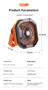 <span class=keywords><strong>Mini</strong></span> condizionatore d'aria portatile USB con telecomando, batteria ricaricabile da 5200mAh-7800mAh per casa, auto, hotel - Product Image 5