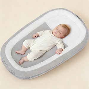 Nueva Cuna Portátil Transpirable Estándar de EE. UU. para Bebés Recién Nacidos, Elegante - Product Image 1