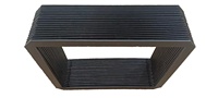 Couvercle de manière accordéon flexible soufflet de type rond type carré et couvercle de soufflet de type octogonal
