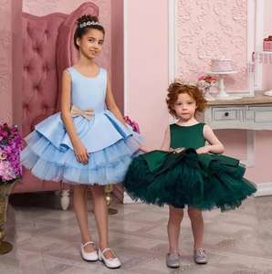 Robe de princesse en tulle pour enfants, robe d'été pour bébé fille d'un an, pour le 1er anniversaire - Product Image 2