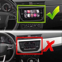 GreenYi Canbus datos trayectoria dinámica coche cámara de respaldo de marcha atrás para Seat Arona 2017 ~ 2020 MIB estéreo, sin codificación/Plug and Play