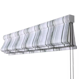 SAMADHI OEM Stores romains personnalisés de haute qualité, stores à enroulement à levage vertical, design rayé - Product Image 3