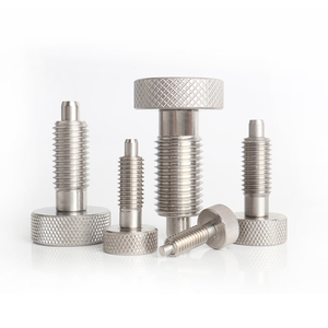 Có khía đầu thép không gỉ kéo núm khóa pit tông tay có thể thu vào mùa xuân lập chỉ mục pit tông ốc vít Loại sản phẩm - Product Image 1