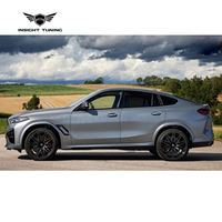 Kit de Carrocería Estilo X6M para BMW X6 G06 2020-2023, Actualización 2024 LCI F96, Parachoques, Faros Delanteros, Luces Traseras, Conversión de Plástico PP