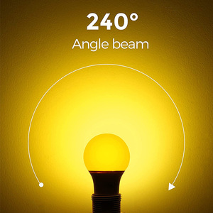 <span class=keywords><strong>Ampoule</strong></span> LED Wobit Yellow Atmosphere A19 E27 6W/9W/12W/15W pour usage résidentiel 120V Dimmable - Product Image 4