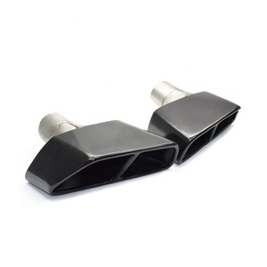 SYPES 304 punte per marmitta di scarico quadrate a quattro uscite in acciaio inossidabile per paraurti M550 modificato 18-20 G30 G38 525 528 <span class=keywords><strong>530</strong></span> - Product Image 2