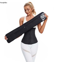 XS-XXXXXL Amovible Amovible Double Minceur Ceintures 7 Robs Zip Crochet Ferme Latex Gaine Réglable Colombien Gaine