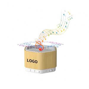 Bamboo Custom Logo TF Card Slot Music Sound 5W Powered Wireless Portable <b>Speakers</b> - Product Image 6