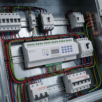 Módulo de Control de Iluminación Inteligente RS485 Modbus de 12 Canales, Conexión contra Incendios para Automatización de Edificios Comerciales y Hoteles 20A 50A