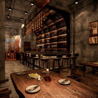 Comptoir de bar bistro traditionnel mobilier de bar pub aménagement intérieur et design de restaurant