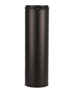 Système de cheminée à double paroi isolée en acier inoxydable noir pour foyer et poêles à <span class=keywords><strong>bois</strong></span> - Product Image 2