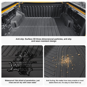 Almohadilla para maletero de coche impermeable antideslizante resistente al desgaste TPE Almacenamiento de coche TPE <span class=keywords><strong>camioneta</strong></span> alfombrilla cojín para <span class=keywords><strong>Toyota</strong></span> <span class=keywords><strong>Hilux</strong></span> - Product Image 2