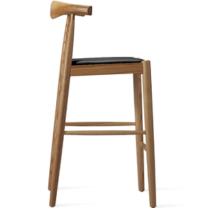 Furniture EB Bar <strong>Stool</strong> With A Seat Upholstered Solid Ash Or Oak Hardwood Hotel And Resort Top Quality - Product Image 3