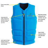 Prozipca H0353 OEM usine adulte Kayak néoprène eau PFD surf Comp gilet de sauvetage EPE mousse Impact gilet canoë Wakeboard