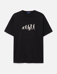Camiseta estampada de 100% algodón OEM para <span class=keywords><strong>hombre</strong></span>, marca personalizada con diseño de <span class=keywords><strong>evolución</strong></span> humana digital - Product Image 1