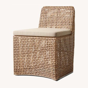 Ensemble de table à manger d'extérieur en teck de style moderne pour jardin, patio, école, villa, entrée - Comprend des chaises de salle à manger pour entrepôt, hôtel - Product Image 1