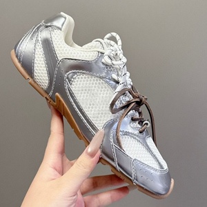 Women's Luxury Designer Vintage Casual Sneakers <b>Soft</b>-Sole Lightweight Flat Walking <b>Shoes</b> Summer Breathable Mesh Tennis <b>Shoes</b> - Product Image 3