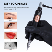 Machine PMU à Trajectoire Réglable Naturelle 2.3mm 2.7mm |   Appareil professionnel pour la formation en maquillage permanent des sourcils, des lèvres et des tatouages