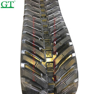 <span class=keywords><strong>400x72.5x74W</strong></span> 300X52.5x78รางยาง180มม. 230มม. 300มม. 350มม. 450มม. ตีนตะขาบรถตักดินช่วงล่างยางธรรมชาติ - Product Image 3