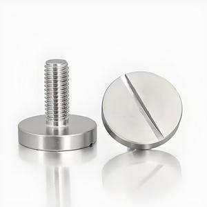 Các Nhà Sản Xuất Bán Buôn Thép Carbon Rãnh Vòng Lớn Đầu Phẳng Vít Vòng Bu Lông Đầu - Product Image 2