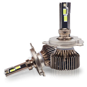 Новая светодиодная фара YOUCHESHI белого света 24В, универсальная автомобильная лампа H4, 6500K, 6600Лм, 120Вт, алюминий+латунь, гарантия 24 месяца - Product Image 1