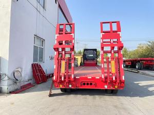 Sử dụng 80 tấn và 18 mét giường phẳng Trailer chăn nuôi hàng rào bán Trailer xe tải với chất lượng tuyệt vời để bán - Product Image 2